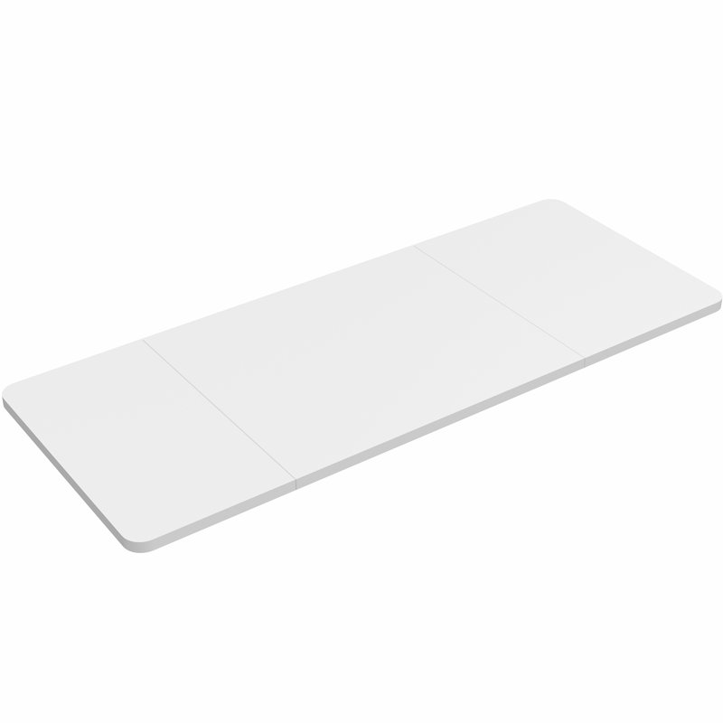 VIVO White 60 x 24 inch Universal Table Top for Sit to Stand Desk Frames, White