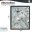 Oiseau bleu dans un cadre flottant arbre magnolia, design par Nan-1003210651-1003210630