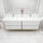 83.4'' Double Bathroom Vanity with Acrylic Top-75263137