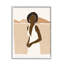 «Woman Debout in Desert Canyon Mountain Landscape» par Yuyu Pont - impression sur toile sans cadre-61967735-62047941