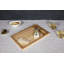 Ensemble de plateau de service et de couteaux en verre Icon Icon Enyeart