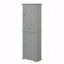 Grande armoire de rangement pour salle de bain, armoire de rangement autoportante avec tiroir et tablettes réglables, panneau de fibres à densité moyenne avec finition peinte-779536415