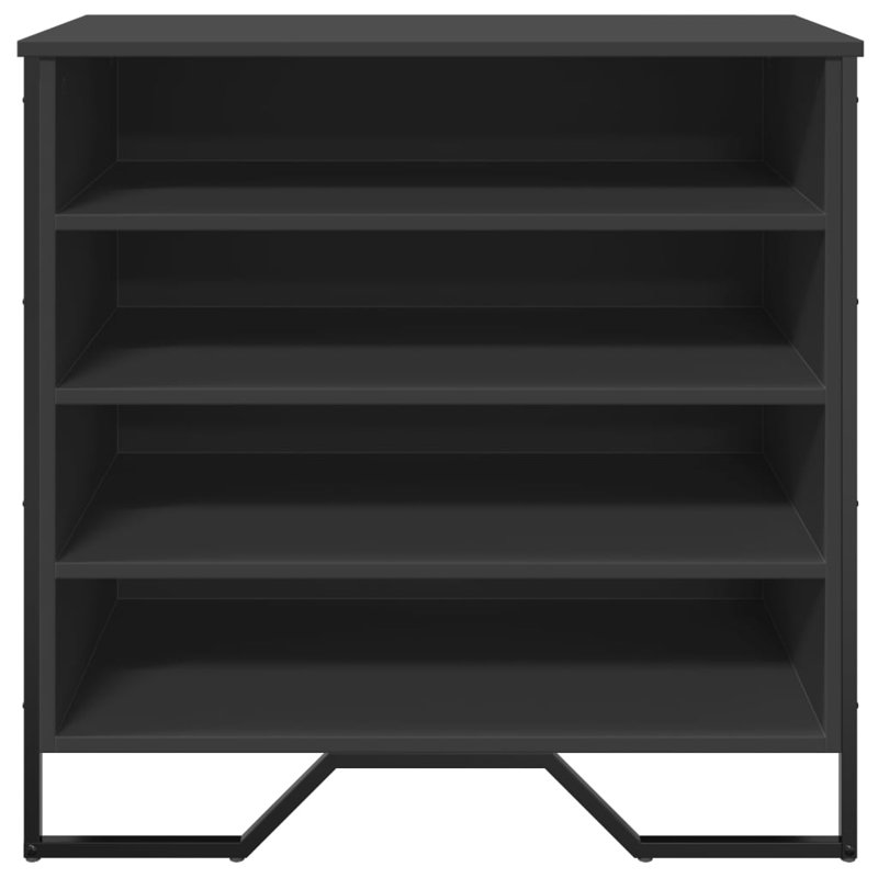 12 Pair Shoe Storage Cabinet, Black