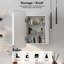 40mm W 60mm H Wall Mounted Required Framed Medicine Cabinet Mirror 2 Fixed-1605424982