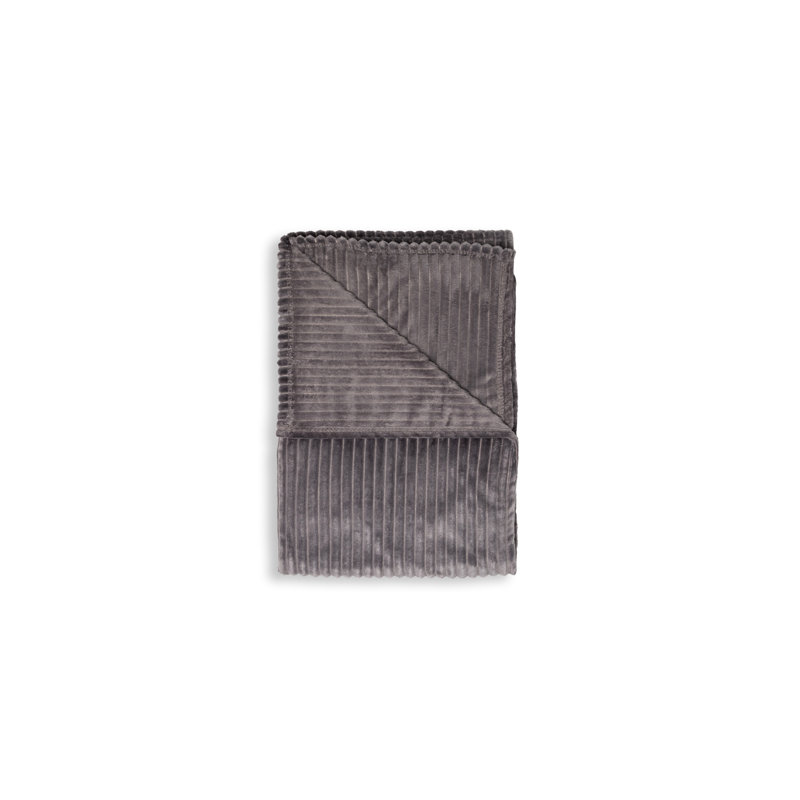 Liscomb Throw Blanket, Grey