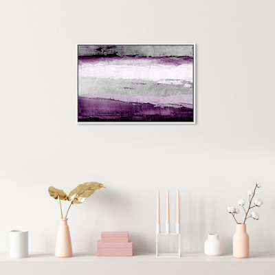 " Abstract Envision And Elevate Violet "