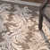 Tapis floral beige / brun Plume