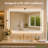 TMMV 48" W x 36" H Frameless LED Light Anti-Fog Wall Bathroom Vanity Mirror In Polished Crystal-547131167
