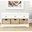 Adayla Solid Wood Drawers Storage Bench-1141413380