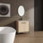 Bathroom Vanity Base With Basin And 2 Doors