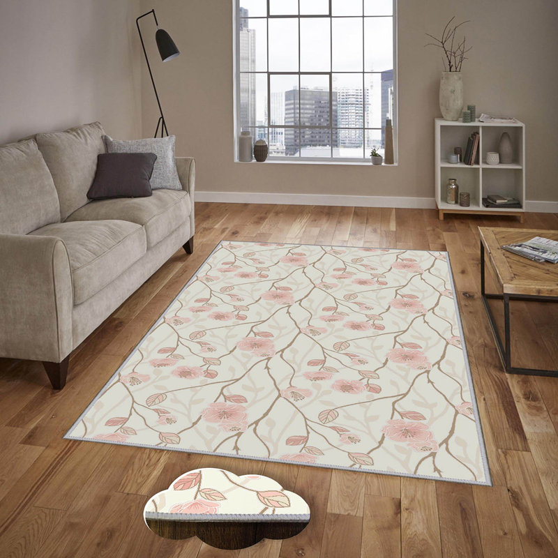 Tapis d'entrée de qualité supérieure, 2,6 x 6,6 pieds, 100% polyester, hauteur de velours de 0,3 po | Antibactérien, antidérapant, dessous lavable à la machine | Impression 3D numérique, durable et élégante pour les entrées, les salons et plus encore