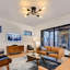 Black 4-Light Branch Ceiling Light