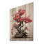 Japon, art méditatif corail, bonsaï sur bois-248165515