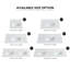 Comptoir de meuble-lavabo simple 25 po avec lavabo et 1 trou pour robinet Malaga-92396049