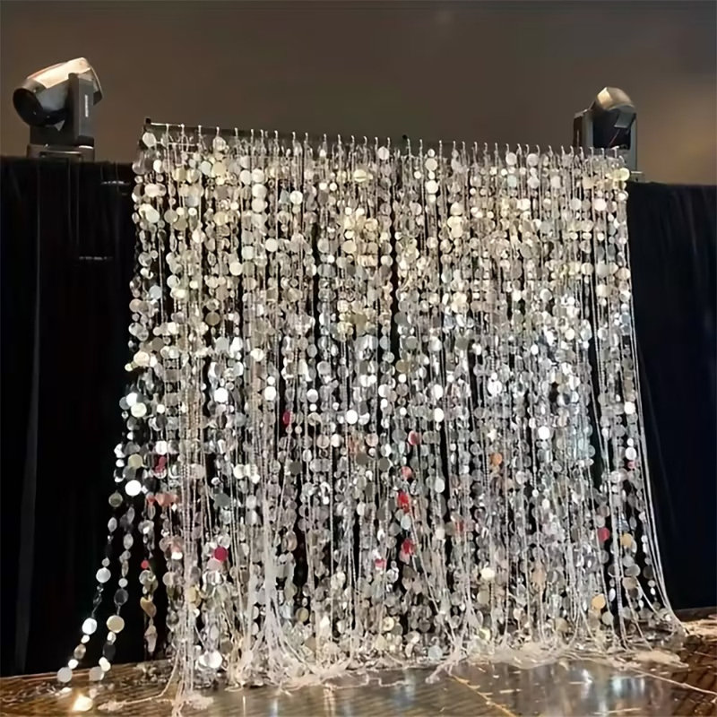 20Pcs Sequin, Silver