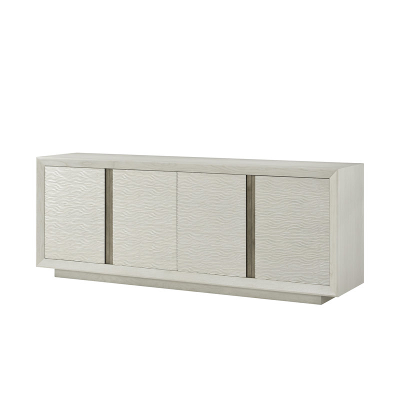 Essence 90.25'' W Solid Wood Sideboard, Opal