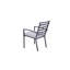 Chaise de terrasse avec coussin Sybil