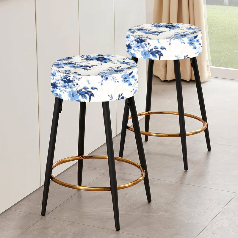 Ensemble de 2 tabourets de bar Cobalt Blue
