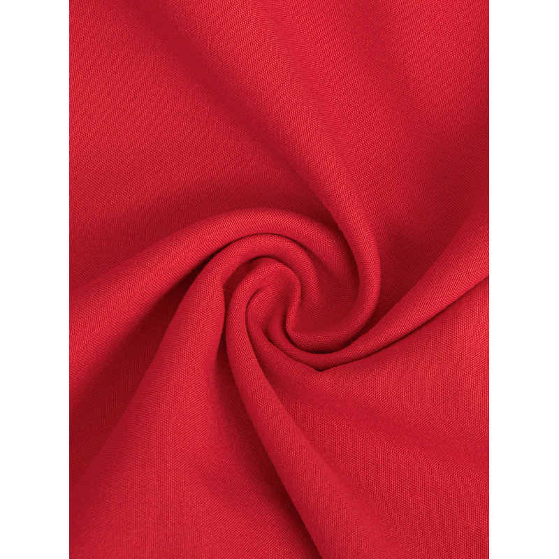 Microfiber Fitted Sheet, King, Red