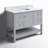 Amyra 42'' Single Bathroom Vanity with Genuine Marble Top-1320894981