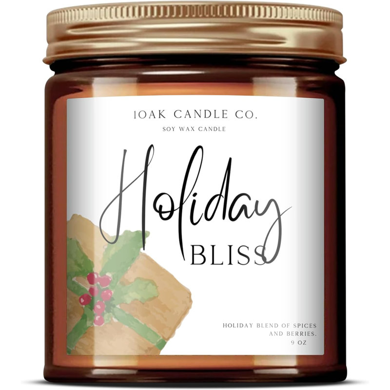 Holiday Bliss Scented Jar Candle