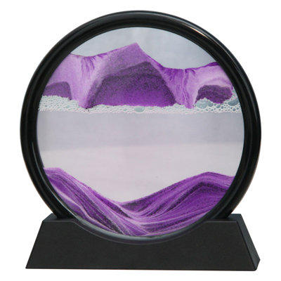 Decompression hourglass New  Glass Quicksand Painting Hourglass Living Room Office Decompression Quicksand Painting Ornaments 20ml