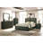 Burton Black Upholstered Eastern King Bed-1042895533