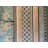 Hara Aqua color printed floral  rectangle tablecloth with white cherry blossom flowers