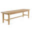 Solid Wood Teak Outdoor Bench