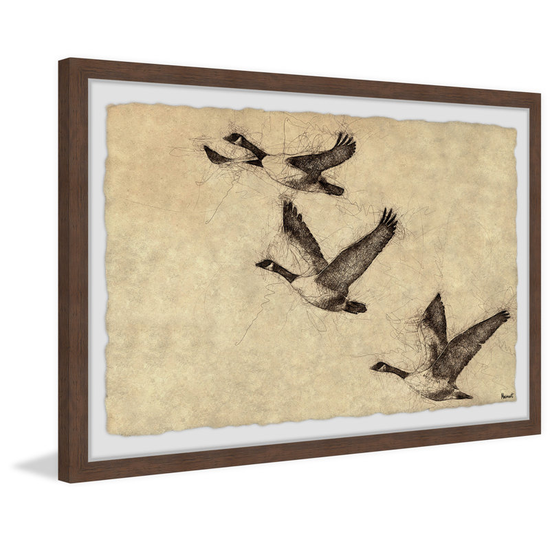 Migration - Single Picture Frame Print, 20cm H x 30cm W x 3.81cm D