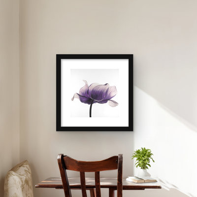 Impression mauve encadrée mauve | Décoration intérieure
