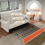Canapé modulaire blanc 100% polyester-129874600
