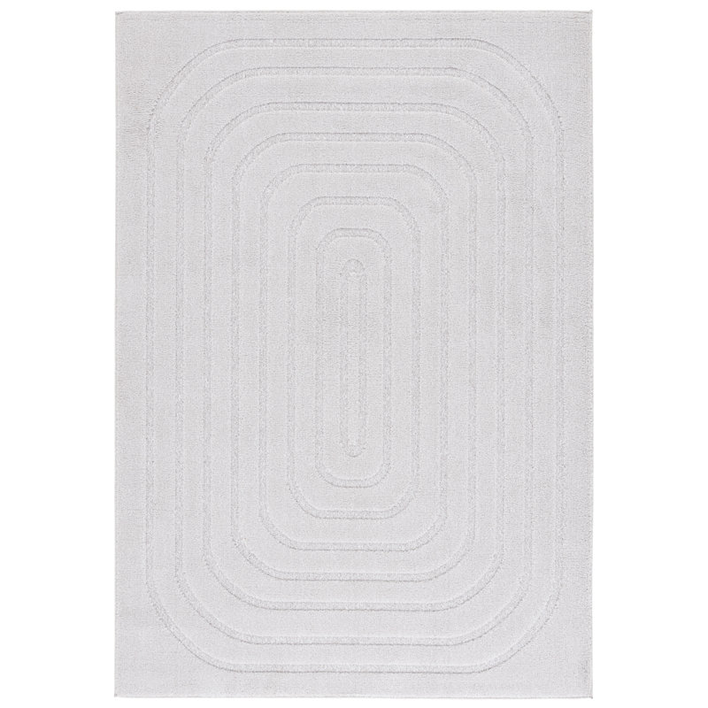 Tapis à motif géométrique Jhanae Ramona, Tapis de couloir 2 pi 2 po x 8 pi