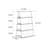 Versatile Acrylic Bookshelf with Wave Design-107426753