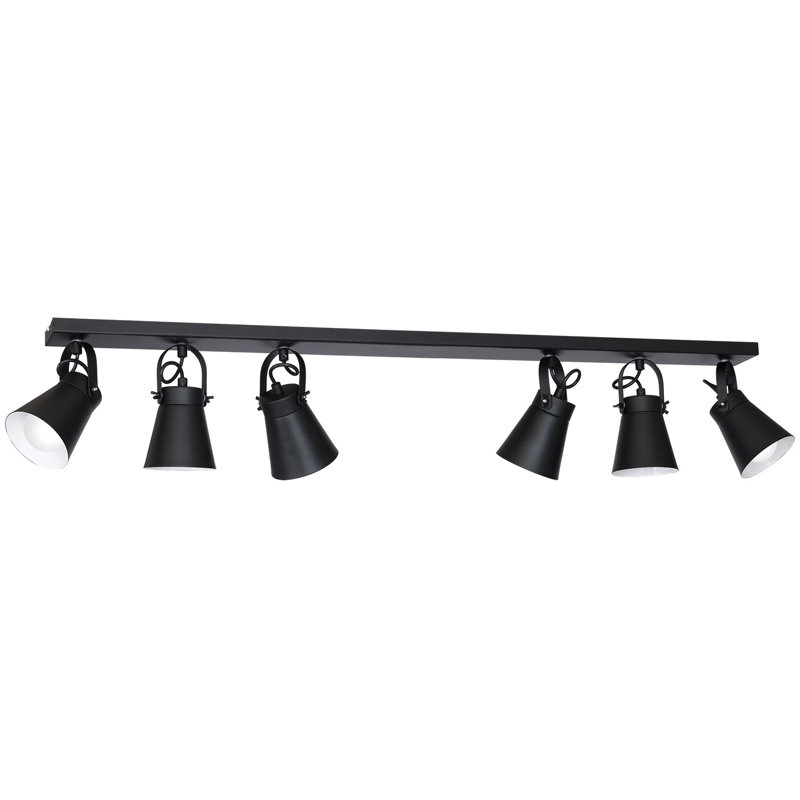 Elias 112cm 6 -Light Track Kit, Black