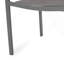 Chaise de salle à manger d'extérieur moderne en aluminium avec siège en corde (ensemble de 2)