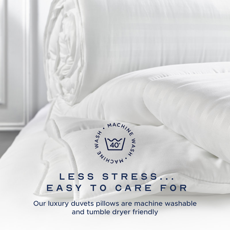 Snuggledown Luxuriously Hotel Soft & Cosy 13.5 Tog Winter Duvet With 2 Medium Pillows, Single