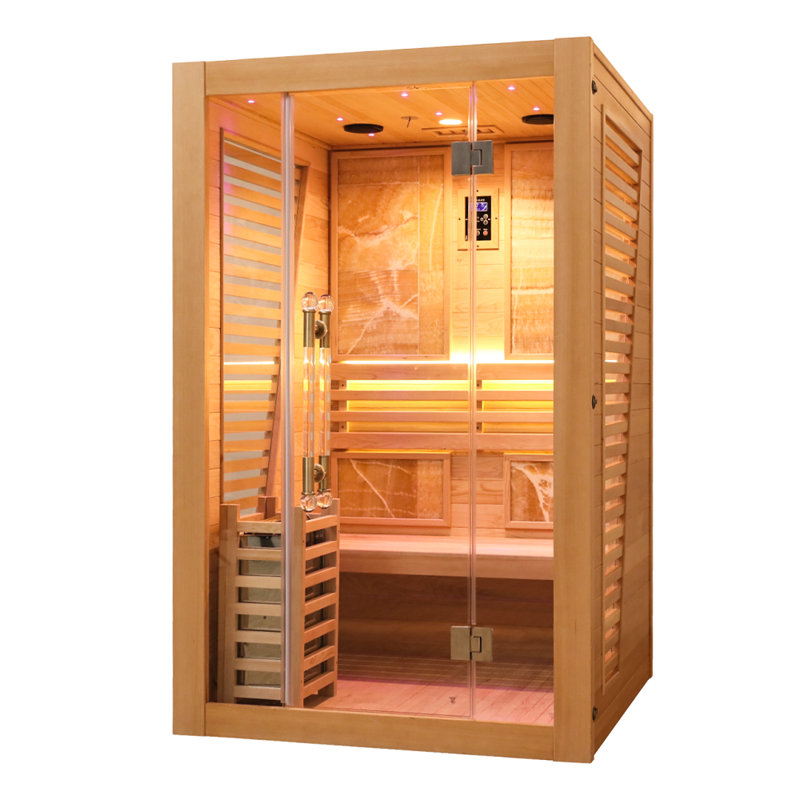 2 Person Elegant Traditional Sauna With Bluetooth