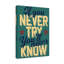 You'll Never Know - Wrapped Canvas Print-399031648