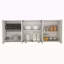 Armoire murale Peoria, quatre tablettes intérieures-793469555