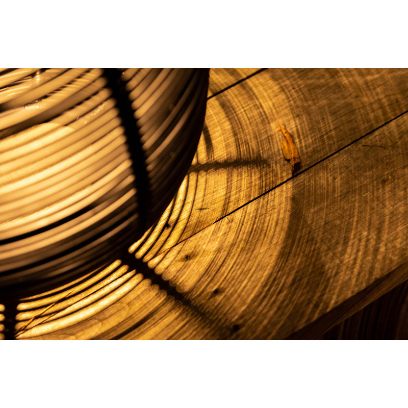 Tika LED Outdoor Wall Lantern, 16.14" H x 13.78" W x 13.78" D, Black