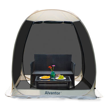 Costway Tente pour 2 personnes à abri de rangement pour terrasse abri auto  - Wayfair Canada