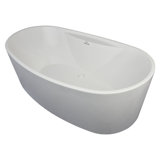 66" x 36" Freestanding Soaking Solid Surface Bathtub