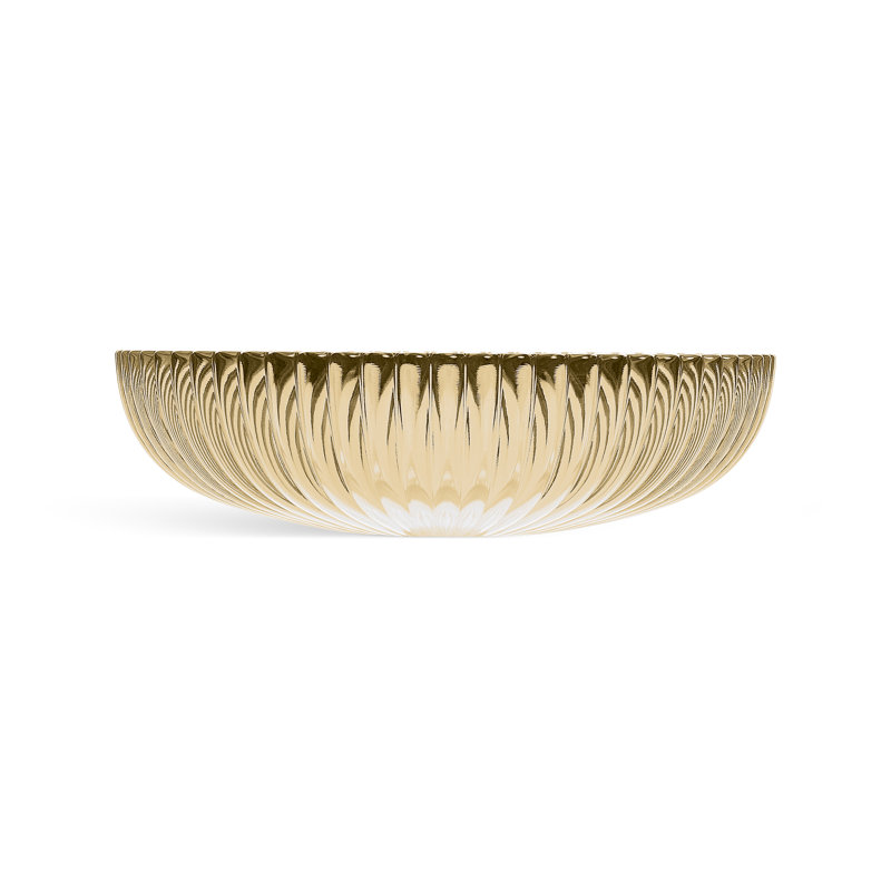 Salute Vessel Bathroom Sink, Translucent Sandalwood