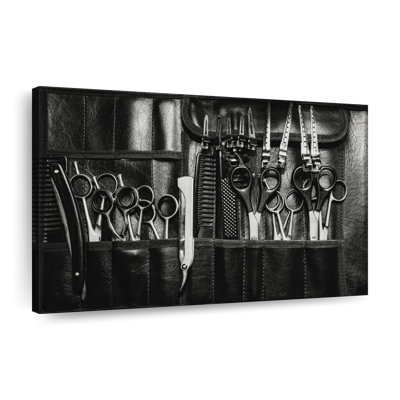 Hair Stylist Set Canvas Print