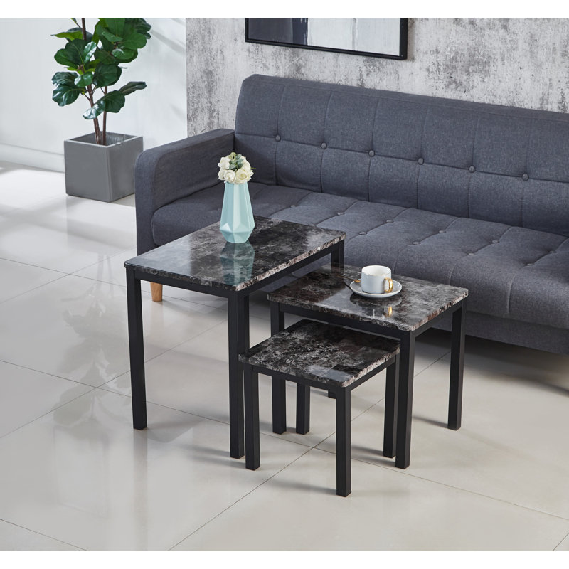 Calven Nest Of Tables, Grey