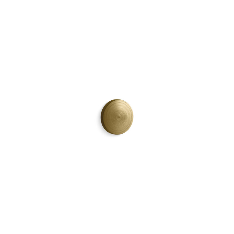 Overflow Cap for Iron Plains Bathroom Sink, Vibrant Brushed Moderne Brass