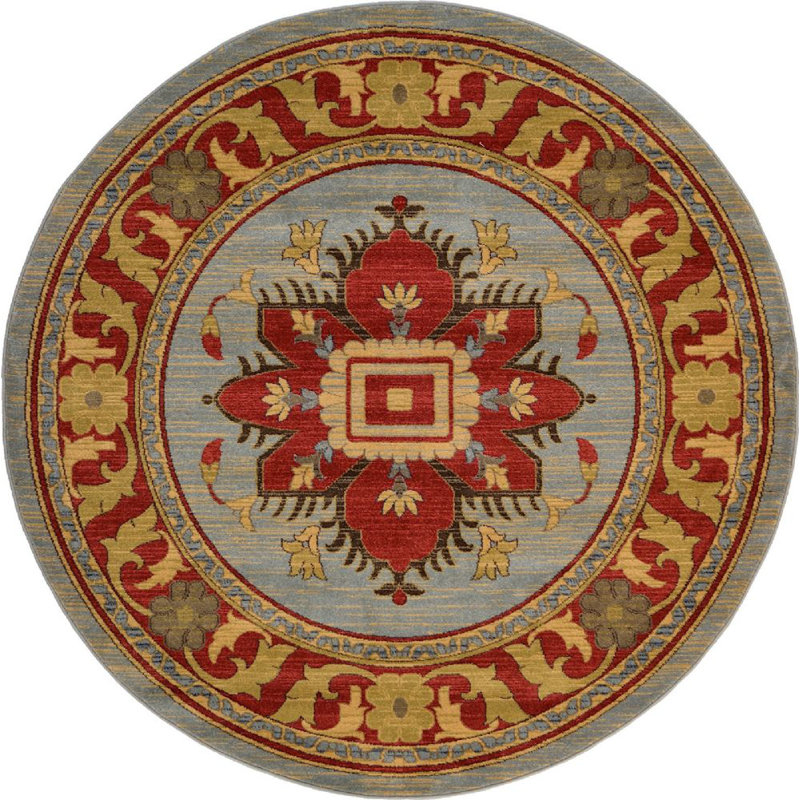 Lauri Geometric Indoor Rug, Round 6'