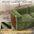 Modern Oversize 100-inch Chenille Sofa With Ottoman. Free Combination, No Tool Assembly-123143437