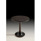 Solid Wood Pedestal End Table